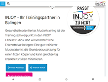 Tablet Screenshot of injoy-balingen.de